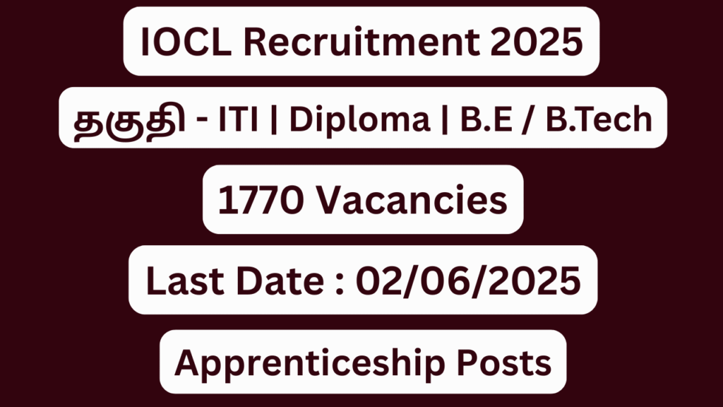 IOCL Recruitment 2025; 1770 Vacancies – Apply Now