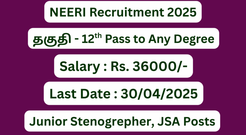 NEERI Recruitment 2025; 33 Vacancies – Apply Now
